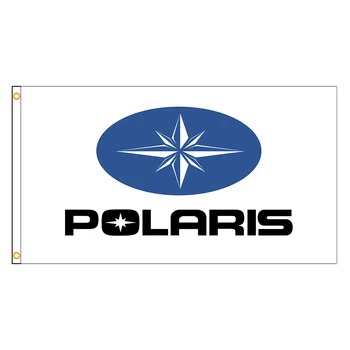 90x150cm Polaris bayrağı Polyester baskılı UV motosiklet afiş ev veya dış mekan dekorasyon için