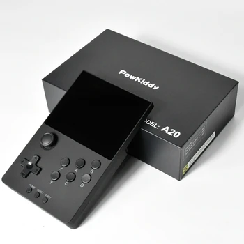 A20 Retro el video oyunu Konsolu Taşınabilir Klasik Cep Oyunları Destek Anahtarı Android PSP için GBA W/ 64G TF