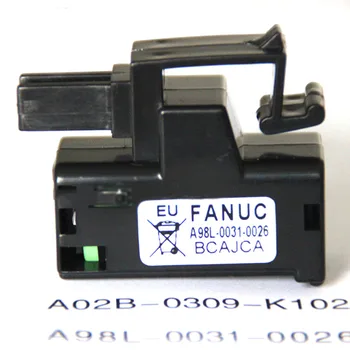 A98L-0031-0026 PLC Endüstriyel Pil Paketi için Fanuc CNC PLC Endüstriyel Sistem A02b-0309-k102 3V 1750mAh Pil