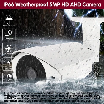 AHD Yüz Algılama Kameraları Dış Metal Mermi Güvenlik Kamera Açık Su Geçirmez CCTV Güvenlik Video Gözetim Kamera BNC 5MP