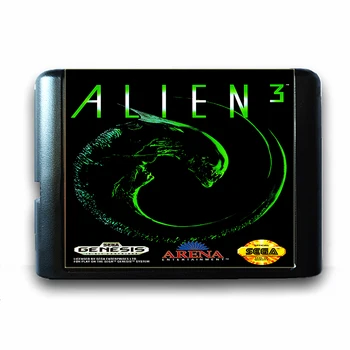 Alien 3 16 bit Sega MD Oyun Kartı Mega Sürücü Genesis ABD PAL Versiyonu video oyunu Konsolu