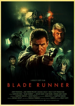 Amerikan Film Blade Runner 2049 Retro Posterler Kaliteli Tuval Baskılı Duvar sticker Posterler Sanat Boyama Ev Odası Dekor