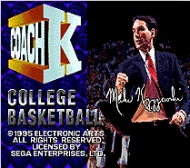 Antrenör K kolej basketbolu 16 bit MD Oyun Kartı Için Sega Mega Sürücü Genesis