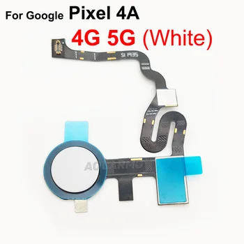 Aocarmo Google Pixel İçin 4A 5A 4G 5G Ana Düğme Sensörü Dokunmatik KİMLİK Parmak İzi Flex Kablo Yedek Parçaları