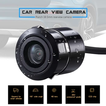 Araba Dikiz Kamera Gece Görüş Reversing Otomatik park kamerası IP68 Su Geçirmez CCD LED Otomatik Yedekleme Monitör 170 Derece HD Görüntü