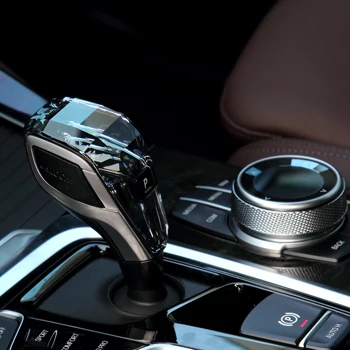 Araba Kristal Kontrol 3 Parçalı Set Vites Topuzu BMW 3/4/X6 / X7 / X5 Serisi G05 G06 G07 G20 G22 G29