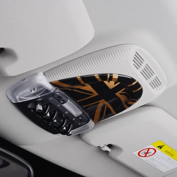 Araba Çatı konsol kutusu dekorasyon çıkartması MINI Cooper S JCW F54 F55 F56 F60 Araba okuma ışık dekorasyonu şekillendirici aksesuarları