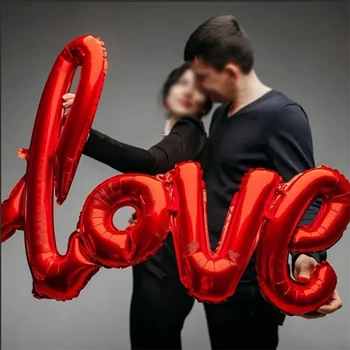 Aşk Kalp Ayı Folyo Balonlar Mutlu Doğum Günü sevgililer Günü Partisi Dekor Hava Helyum Globos Düğün Süslemeleri Çocuk Oyuncakları Balon