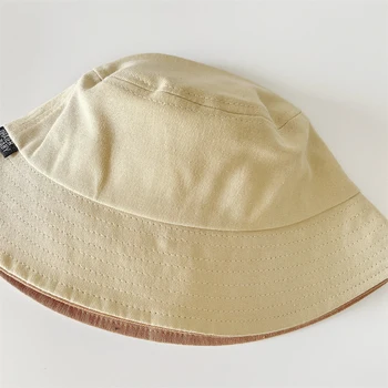 Bahar Yaz Bebek güneş şapkaları Çocuk Erkek Kız Balıkçı Şapka Pamuk Çocuk Kova Kapaklar