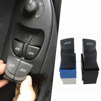 Bir Çift Cam Kaldırma Anahtarı Düğmeleri Elektrikli Araba Pencere Anahtarı İçin Geçerli Peugeot Boxer Et FL 2002-2006 735315619 735315616