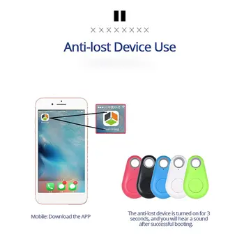 Bluetooth uyumlu Anahtar Bulucu Akıllı Anti-kayıp Cihaz Anti-kayıp Anahtarlık Cep Telefonu Alarmı Çift Yönlü Bulucu Anti-kayıp