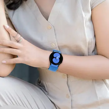 Boşluk Konektörü Naylon Döngü Kayışı Samsung Galaxy İzle 4 Klasik 46mm 42mm Kavisli Son Bilezik Galaxy Watch4 40mm 44MM
