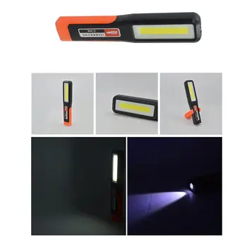COB şarj edilebilir çalışma lambası mıknatıs parlama acil ışık kanca ile oto tamir lambası taşınabilir USB şarj kamp ışık