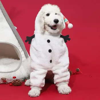 Cosplay Noel Takım Elbise Köpek Giysileri Küçük Köpekler İçin Kış Köpek Kedi Kostüm Köpek Elbise / Ceket Yeni Yıl Pet Chihuahua Giyim