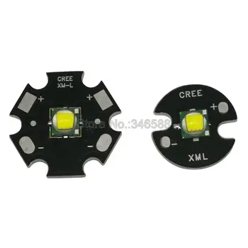 CREE XML XM-L T6 LED 10 W Yüksek Güç LED Verici Diyot Soğuk Beyaz Nötr Beyaz Sıcak Beyaz Çip 12mm 14mm 16mm 20mm PCB Soğutucu