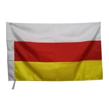 Cumhuriyetin bayrak Kuzey Osetya-Alania Federal Konular Rusya 3X5FT 150X90CM Banner Pirinç Metal Delik Dekorasyon