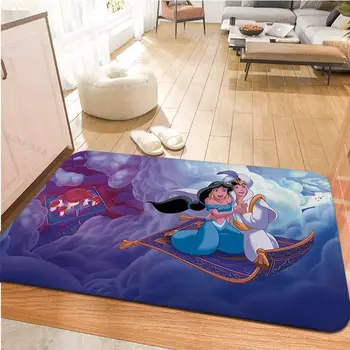 Disney Aladdin Koridor Halı İskandinav Tarzı Ev Paspas Banyo Tuvalet Paspasları Yatak Odası Başucu Paspasları