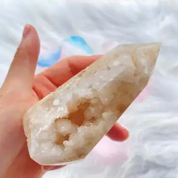Doğal sakura akik durze kristal kuvars dikilitaş Reiki şifa doğal kristal kiraz çiçeği akik kristal mağara