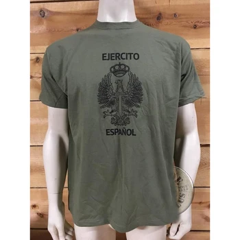 Español Ejército De Tierra. İspanyol Ordusu Logolu Tişört. Yaz Pamuk Kısa Kollu O-Boyun Erkek T Shirt Yeni S-3XL