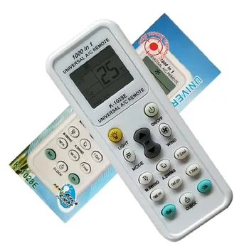 Evrensel K-1028E Düşük Güç Tüketimi K-1028E Klima Uzaktan LCD A / C Uzaktan Kumanda Kontrolörü
