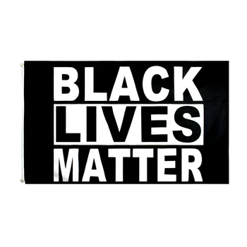 FLAGHUB 60X90 90X150cm siyah Lives Matter Bayrağı BLM Barış Protesto açık Afiş