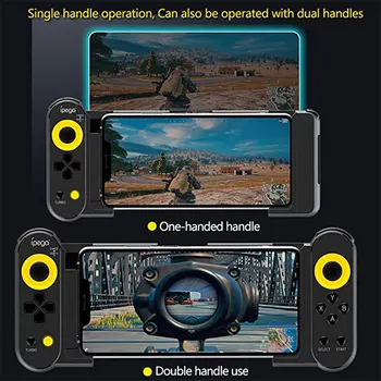 Gamepad Joypad Joystick Telefon Android iPhone PC İçin Bluetooth Oyun Pedi Konsolu Kontrol Tetik Pubg Denetleyici Cep Telefonu