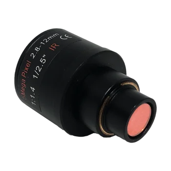 HD 5.0 Megapiksel Değişken Odaklı 2.8-12mm Lens IR Filtre ile D14 Montaj F1.4 Yatay Görüş Açısı 90~38D Eylem Spor Kamera için