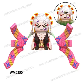 Iblis avcısı WM6116 Mini Araya Bebek Aksiyon oyuncak figürler Tanjirou Nezuko Inosuke Giyuu Kyoujurou Yapı Taşları WM2176 PG2327