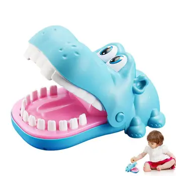 Isırma Parmak Hippo Oyuncak Isırma Parmak Hippo Diş Oyunu Yürümeye Başlayan Isırma parmak oyuncakları Eğlenceli Masa Oyunu Aile Oyunu İçin Gece Noel