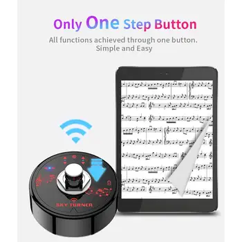Kablosuz Sayfa Çevirme Pedalı Ücretsiz Okuma Sayfa Çevirme Bluetooth uyumlu Okuma Sayfa Çevirme Pedalı Tabletler İçin Telefon toptan