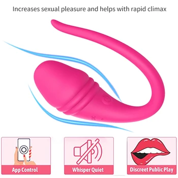 Kablosuz Uzaktan Kumanda G-spot Masaj App Vibratörler Kadın Klitoral Stimülatörü Titreşimli Yumurta Seks Oyuncak kadınlar için Vajinal Topu 18