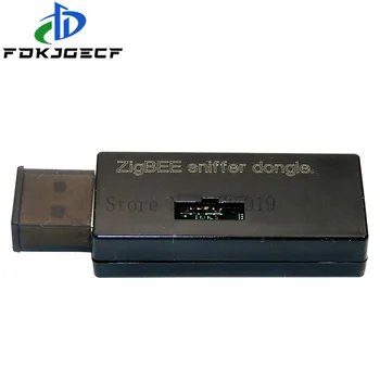 Kablosuz Zigbee CC2531 CC2540 Sniffer Çıplak Kurulu Paket Protokol Analizörü USB Arayüzü Dongle Yakalama Paket Modülü Siyah Kabuk