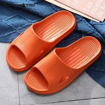 Kadın erkek terlikleri Orijinal Yumuşak Sandalet Kadın Plaj rahat ayakkabılar Hafif EVA Slaytlar Marka Erkek Flip-flop 2022 Yaz Erkek Sandalet