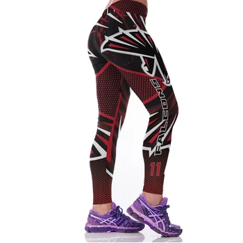 Kadın Spor Tayt Kartal 3D Baskı Hızlı Kuru Yüksek Bel Spor Pantolon Yoga Gym Fitness Egzersiz Tayt Pantolon Ince Aktif Giyim