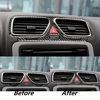 Karbon Fiber Araba Hava Delikleri Sticker Oto Aksesuarları Volkswagen Scirocco 2009-2016 İçin