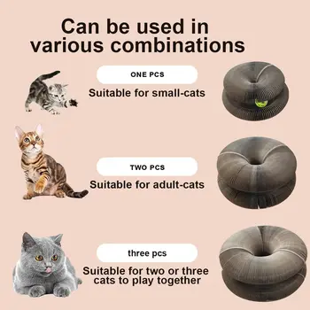 Katlanabilir Sihirli Organ Kedi Tırmalama Panosu Komik Oyuncak Taşlama Pençe Tırmalama Panoları yatak Kalınlaşmış Kedi İnteraktif Oyuncaklar