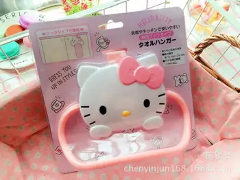 Kawaii Hello Kitty Cinnamorol Banyo havlu kancası Sevimli Kapı Asılı Süslemeleri Anime Karikatür Eşarp Tutucu Dolap Kapı Kanca