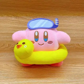 Kawaii Kirby Anime Serisi Hobi Çapraz Giyinme Kirby Kavun Lifebuoy peluş oyuncaklar Bebek Kolye Erkek Bebek Kız Cadılar Bayramı Hediye