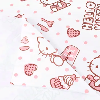 Kawaii Sanrios Aksesuarları Hello Kittys Karikatür Baskı Masa Örtüsü Piknik Masa Büyük Boy Masa Örtüsü Sevimli Girly Kalp Hediye