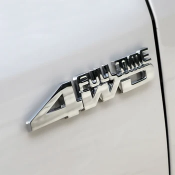 Kraliyet Duruş 1 Adet 3D Metal 4WD Araba Yan Çamurluk Arka bagaj amblemi Rozeti Sticker Çıkartma JEEP Dodge için BMW Nissan Audi VW Honda