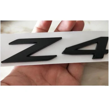 Krom Parlak Siyah Harfler Gövde Amblemleri Z 4 Numarası Rozeti BMW Z4
