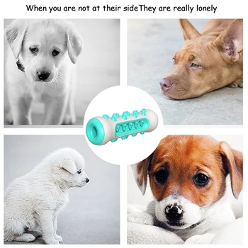 Köpek Molar Diş Fırçası Köpek Çiğnemek Oyuncak Köpek Güvenli Molar Sopa Temizleme Masajı Kauçuk Dayanıklı Bite Dayanıklı Pet Oyuncak Köpekler Malzemeleri