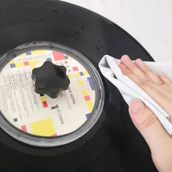 LP Vinil Kayıt Temizleyici Kelepçe Kayıt Etiket Koruyucu Akrilik Temiz Araçları Bez