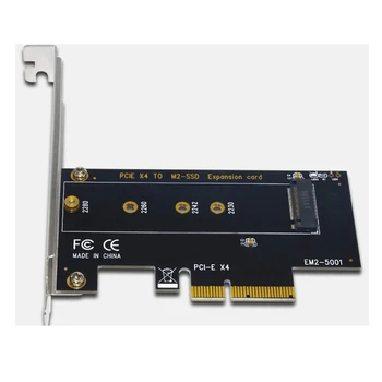M. 2 için NVMe SSD PCIE X4 Adaptörü M Anahtar Arabirim Kartı Desteği PCI Express 3. 0x4 2230-2280 Boyutu M. 2 Yüksek Hızlı