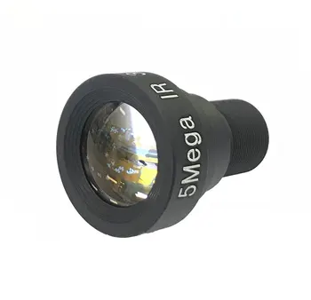 M12 Sabit Iris 5MP 35mm 25mm Kamera Lens uzun odak lensi Dahili 650nm IR Filtre CCTV 1/3 