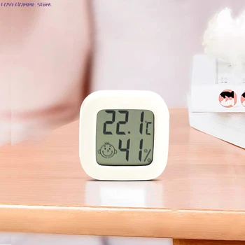 Mini Kapalı Termometre Dijital LCD Sıcaklık Sensörü Nem Ölçer Termometre Odası Higrometre Ölçer Hava İstasyonu