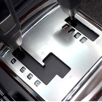 Mitsubishi Pajero için V93 V80 V87 V97 Montero İçin V73 V77 Araba Vites Paneli tozluk Vites Kolu Paneli Trim Şerit Aksesuarları