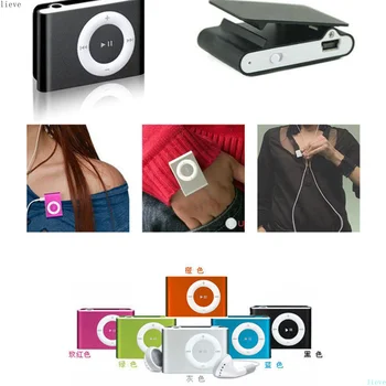 MP3 Şık Ayna Taşınabilir Mini Klip MP3 Çalar Walkman Spor Mp3 Müzik Çalar Tüketici Elektroniği Taşınabilir Ses ve Video