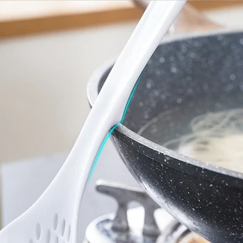 Mutfak Pota Süzgeç Kevgir Uzun Saplı Yüksek Isıya Dayanıklı Süzgeç Pota Drenaj Yumurta Sebze Erişte