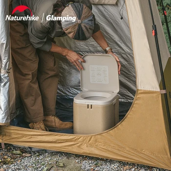 Naturehike Açık Kamp Tuvalet Ayrılabilir Klozet Tankı Taşınabilir Depolama Çevre Dostu Tuvalet Zammı Kamp Ekipmanları